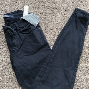 Mid rise navy blue Zara denim jeans